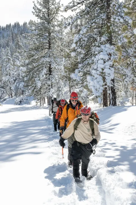 Snowshoe approach